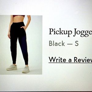 Outdoor voices cotton terry jogger size small in black